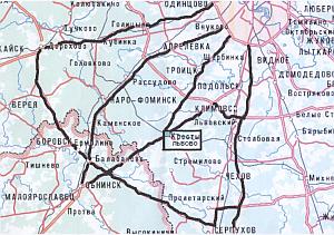 Схема проезда ТЛКТ по Московской области